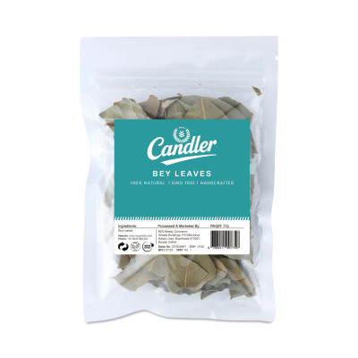 Candler Premium Bay Leaves – Whole, Sun-Dried & Aromatic | Perfect for Biryani, Curries, Soups & Stews