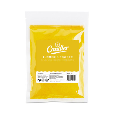 Candler Premium Turmeric Powder – High Curcumin, Pure & Natural | Ideal for Cooking, Ayurveda & Immunity Boosting