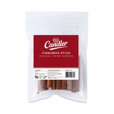 Candler Premium Cinnamon Sticks – Whole, Aromatic & Naturally Sweet | Ideal for Curries, Desserts, Teas & Wellness Recipes