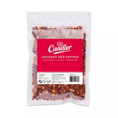 Candler Premium Crushed Red Pepper – 100% Natural & Fiery | Perfect for Pizza, Pasta, Sauces, Stir-Fries & Grilled Foods